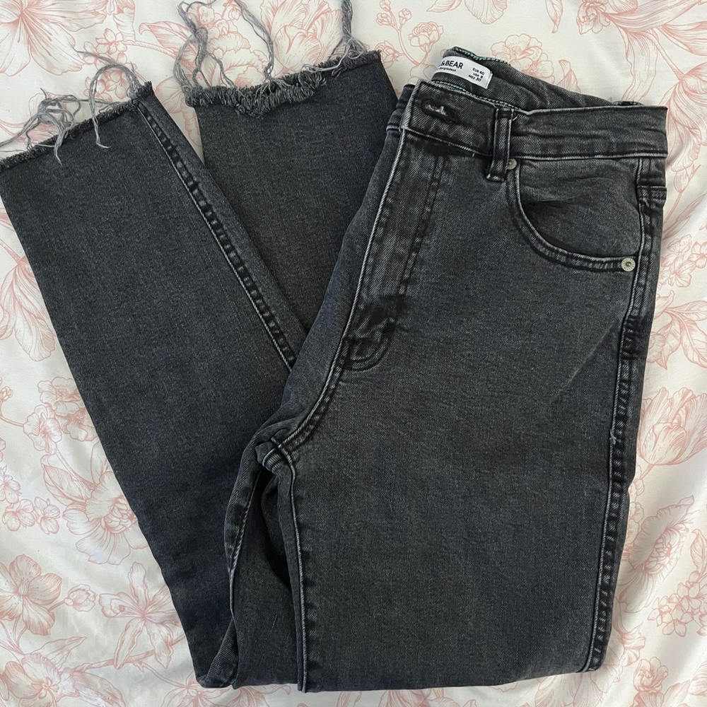 pull&bear size 8 black jeans